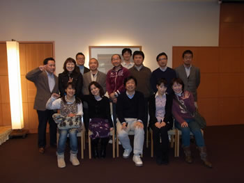 2011年　小田高32回卒同期会幹事の面々
